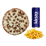 Beef Pizza French Fries Kinza